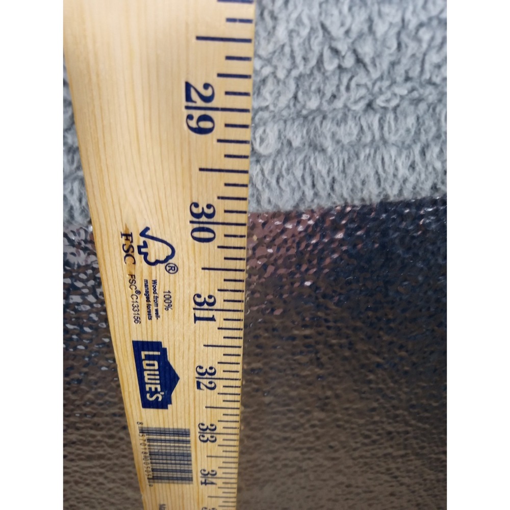 Colosseum Athletics Women's Miami Hurricanes XL Sherpa Gray 1/4 Zip Pullover Y2K - Picture 11 of 14